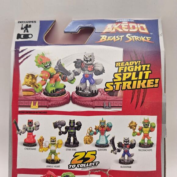 LEGENDS OF AKEDO BEAST STRIKE BLOODPAW MINI BATTLING ACTION FIGURE NIP 2021 - Picture 4 of 4
